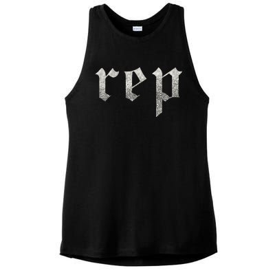 Rep Ladies PosiCharge Tri-Blend Wicking Tank