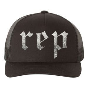 Rep Yupoong Adult 5-Panel Trucker Hat