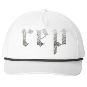 Rep Snapback Five-Panel Rope Hat