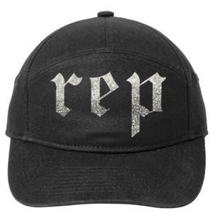 Rep 7-Panel Snapback Hat