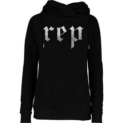 Rep Womens Funnel Neck Pullover Hood