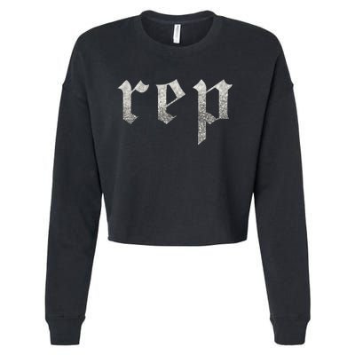 Rep Cropped Pullover Crew