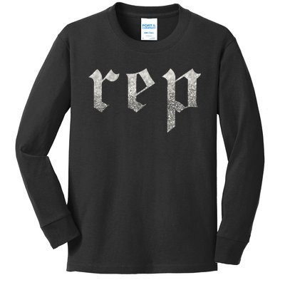 Rep Kids Long Sleeve Shirt