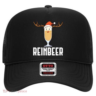 Reinbeer High Crown Mesh Back Trucker Hat