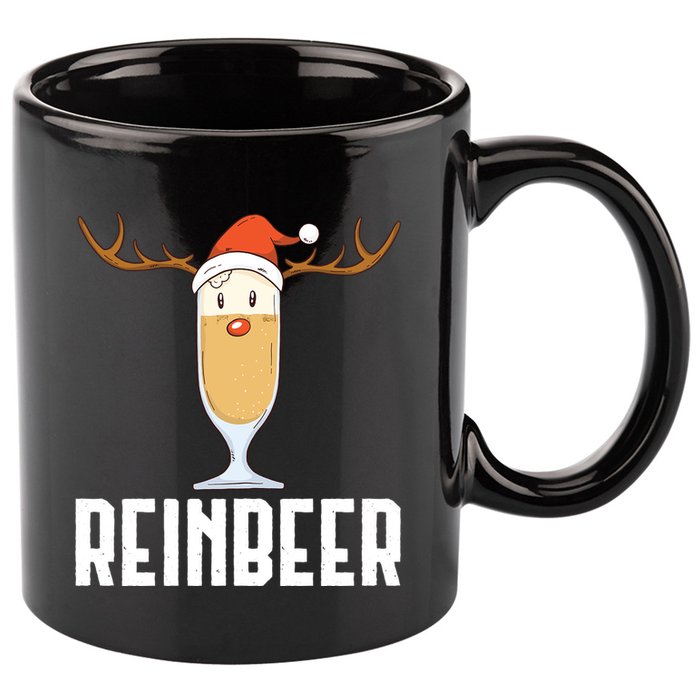 Reinbeer 11oz C Handle Ceramic Mug