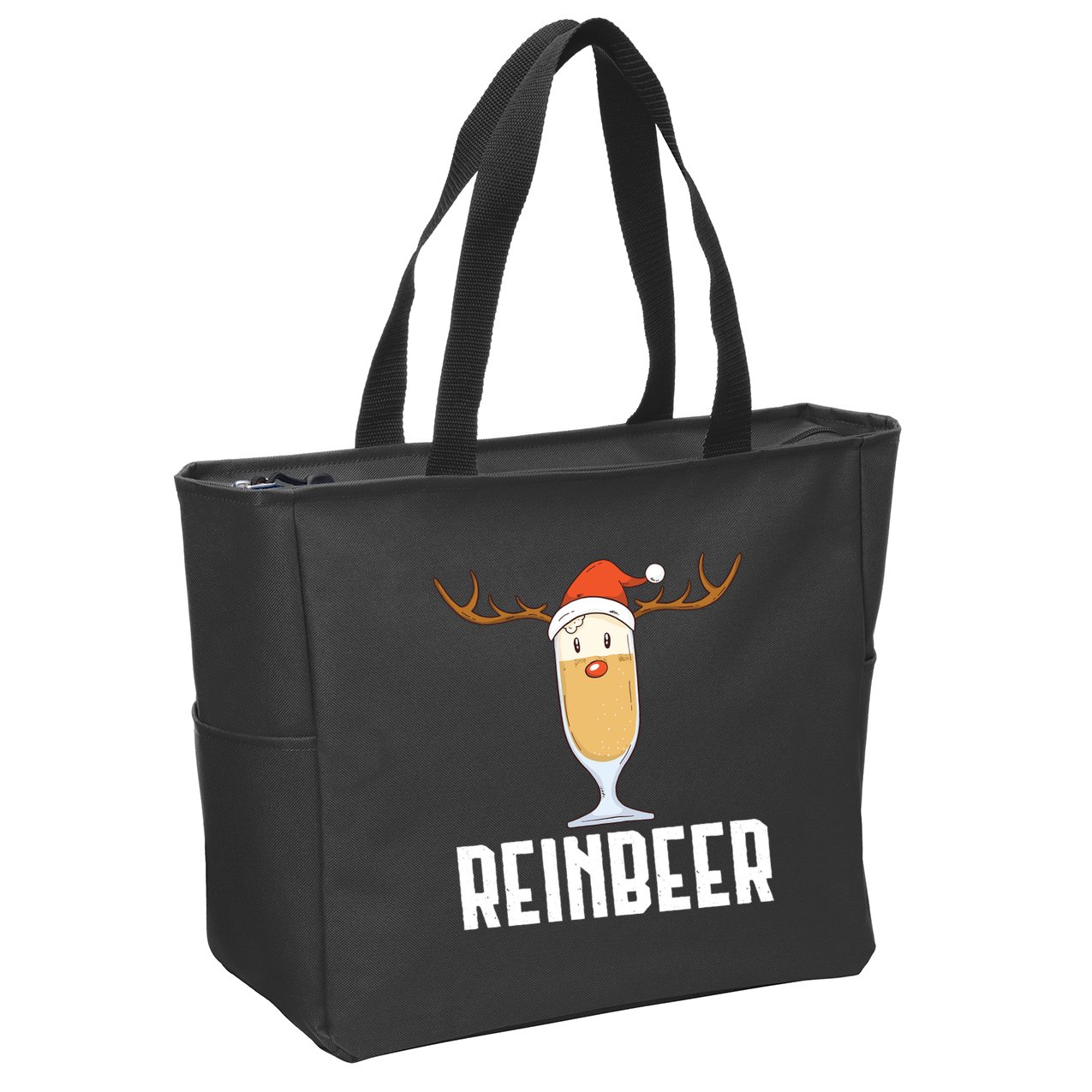 Reinbeer Zip Tote Bag