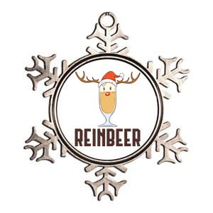 Reinbeer Metallic Star Ornament