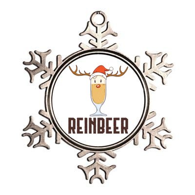 Reinbeer Metallic Star Ornament