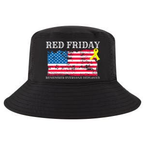 R.E.D Remember Everyone Deployed Red Friday Military Cool Comfort Performance Bucket Hat