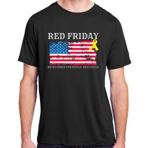 R.E.D Remember Everyone Deployed Red Friday Military Adult ChromaSoft Performance T-Shirt