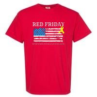 R.E.D Remember Everyone Deployed Red Friday Military Garment-Dyed Heavyweight T-Shirt