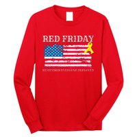 R.E.D Remember Everyone Deployed Red Friday Military Long Sleeve Shirt