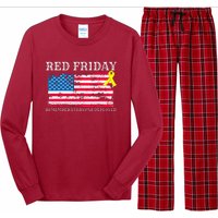 R.E.D Remember Everyone Deployed Red Friday Military Long Sleeve Pajama Set