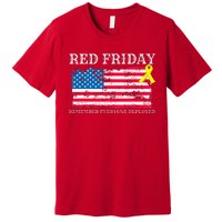 R.E.D Remember Everyone Deployed Red Friday Military Premium T-Shirt