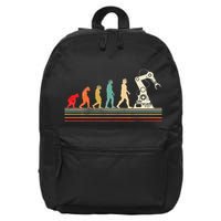 Robot Robotics Engineer Retro Vintage 16 in Basic Backpack