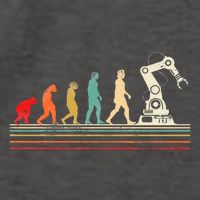 Robot Robotics Engineer Retro Vintage Vector Backpack