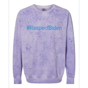 #RespectBiden Colorblast Crewneck Sweatshirt