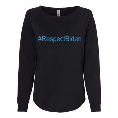 #RespectBiden Womens California Wash Sweatshirt