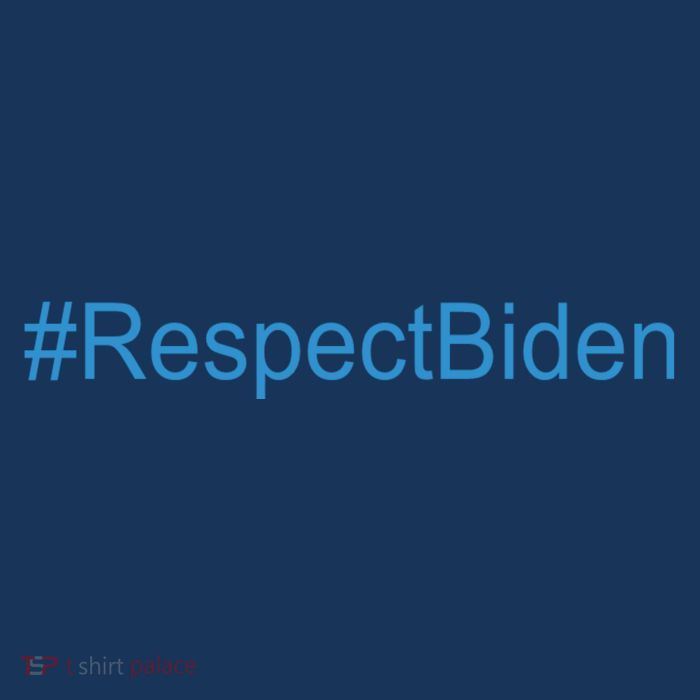 #RespectBiden 7 Panel Mesh Trucker Snapback Hat