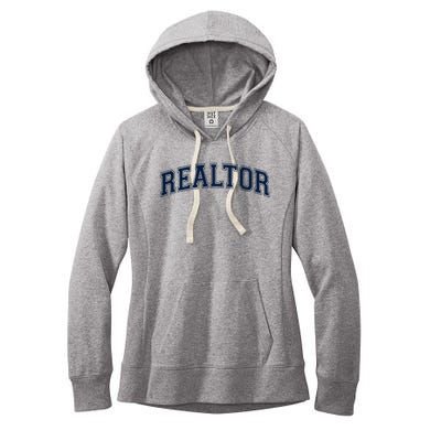 Realtor Real Estate Agent Broker Varsity Style Women's Fleece Hoodie