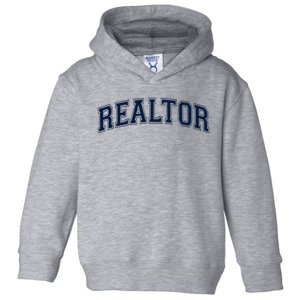 Realtor Real Estate Agent Broker Varsity Style Toddler Hoodie