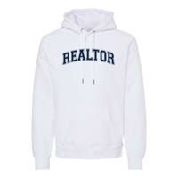 Realtor Real Estate Agent Broker Varsity Style Premium Hoodie