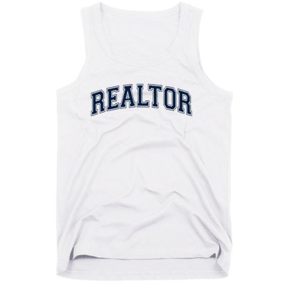 Realtor Real Estate Agent Broker Varsity Style Tank Top