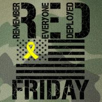 R.E.D. Remember Everyone Deployed Red Friday Legacy Tie Dye Trucker Hat