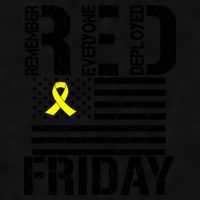R.E.D. Remember Everyone Deployed Red Friday Ladies PosiCharge Tri-Blend Wicking Tank