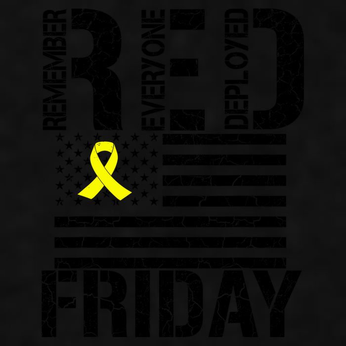 R.E.D. Remember Everyone Deployed Red Friday Ladies PosiCharge Tri-Blend Wicking Tank