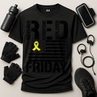 R.E.D. Remember Everyone Deployed Red Friday Performance Shirt
