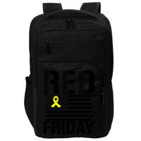R.E.D. Remember Everyone Deployed Red Friday Impact Tech Backpack