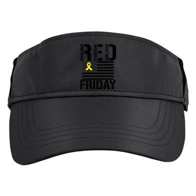 R.E.D. Remember Everyone Deployed Red Friday Adult Drive Performance Visor