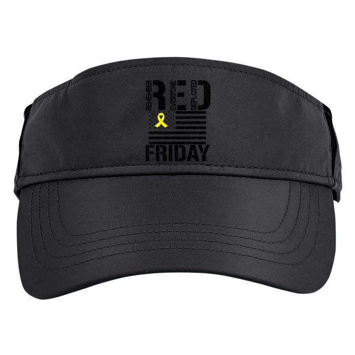 R.E.D. Remember Everyone Deployed Red Friday Adult Drive Performance Visor