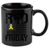 R.E.D. Remember Everyone Deployed Red Friday 11oz C Handle Ceramic Mug