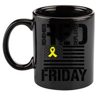 R.E.D. Remember Everyone Deployed Red Friday 11oz C Handle Ceramic Mug
