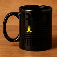 R.E.D. Remember Everyone Deployed Red Friday 11oz C Handle Ceramic Mug