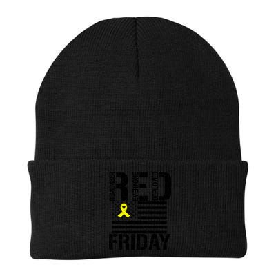 R.E.D. Remember Everyone Deployed Red Friday Beanie