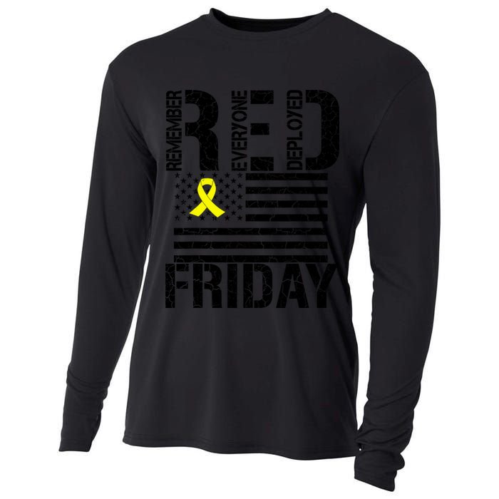 R.E.D. Remember Everyone Deployed Red Friday Cooling Performance Long Sleeve Crew