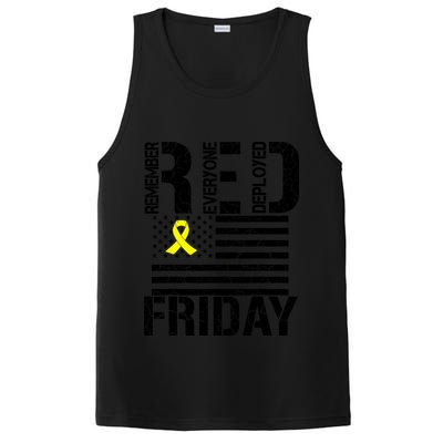 R.E.D. Remember Everyone Deployed Red Friday PosiCharge Competitor Tank