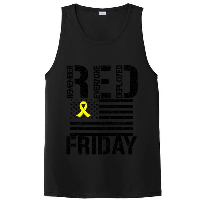 R.E.D. Remember Everyone Deployed Red Friday PosiCharge Competitor Tank