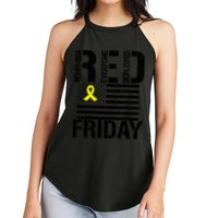 R.E.D. Remember Everyone Deployed Red Friday Women's Perfect Tri Rocker Tank