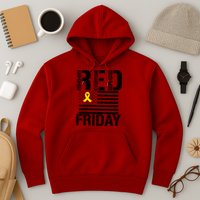 R.E.D. Remember Everyone Deployed Red Friday Hoodie