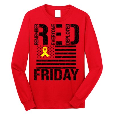 R.E.D. Remember Everyone Deployed Red Friday Long Sleeve Shirt