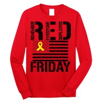R.E.D. Remember Everyone Deployed Red Friday Long Sleeve Shirt
