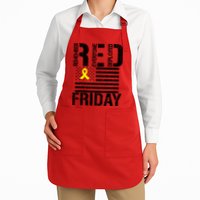 R.E.D. Remember Everyone Deployed Red Friday Apron