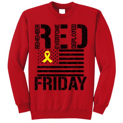 R.E.D. Remember Everyone Deployed Red Friday Sweatshirt