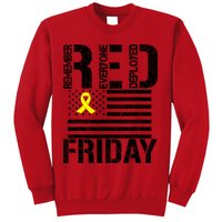 R.E.D. Remember Everyone Deployed Red Friday Sweatshirt