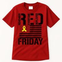 R.E.D. Remember Everyone Deployed Red Friday Tall T-Shirt