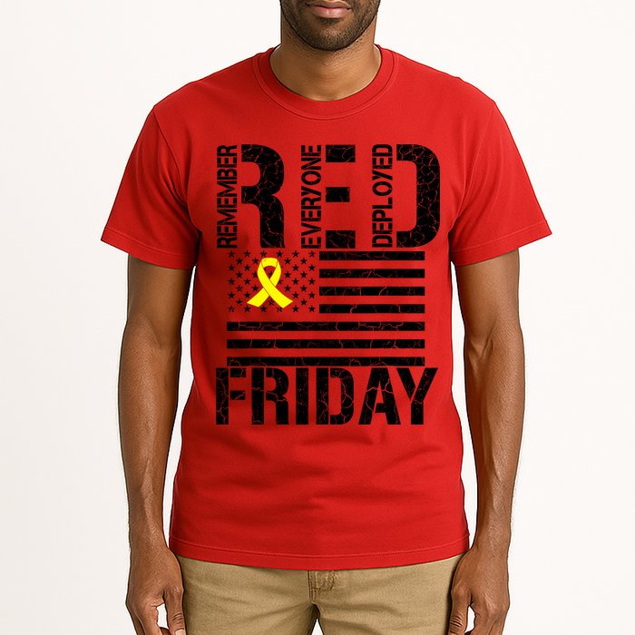 R.E.D. Remember Everyone Deployed Red Friday Tall T-Shirt